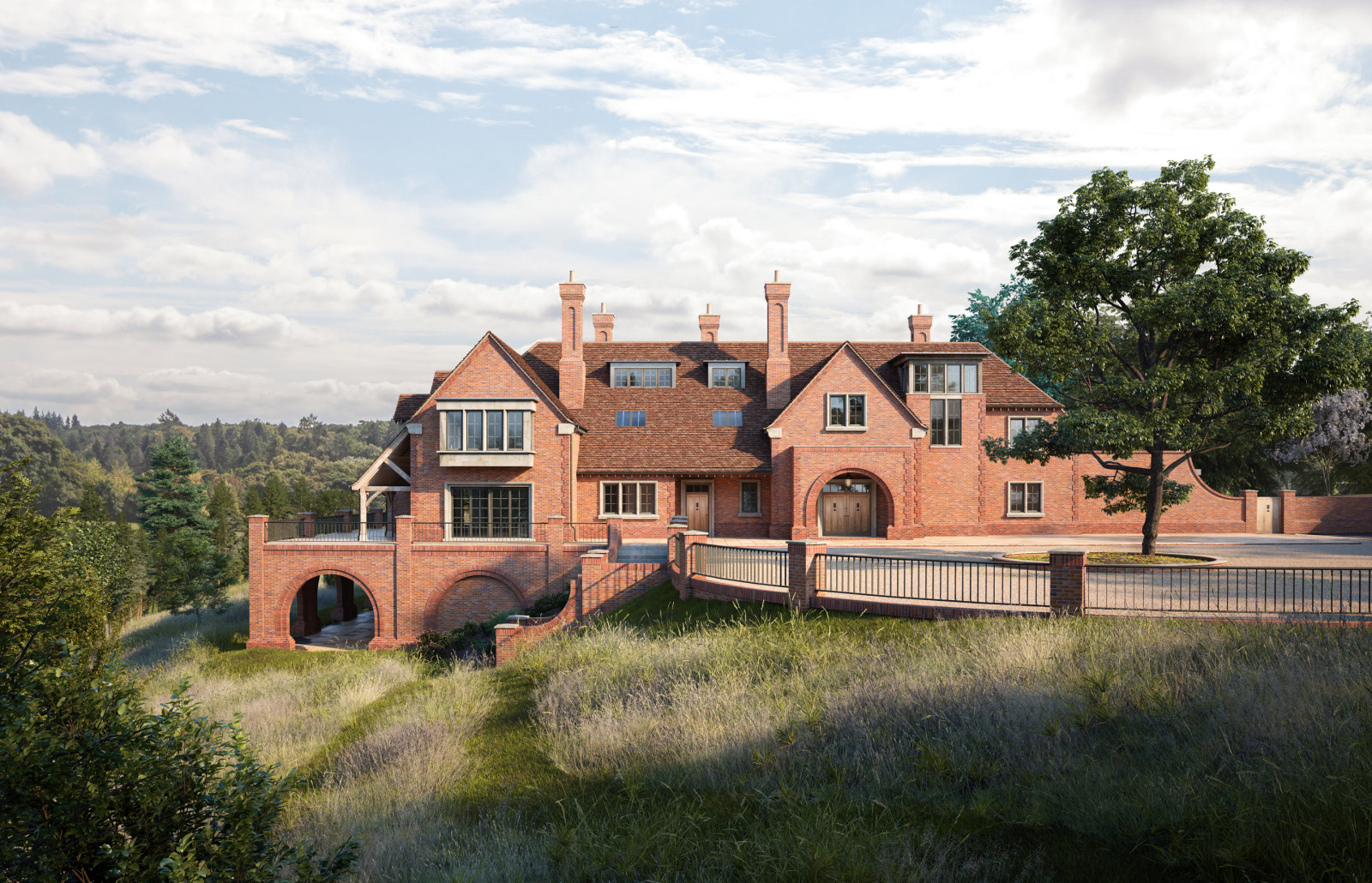 Arts & Crafts New Build in AONB - Anderson Orr Architects Ltd.